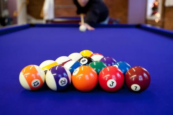 Pool Hall Billiards — Stock Photo, Image