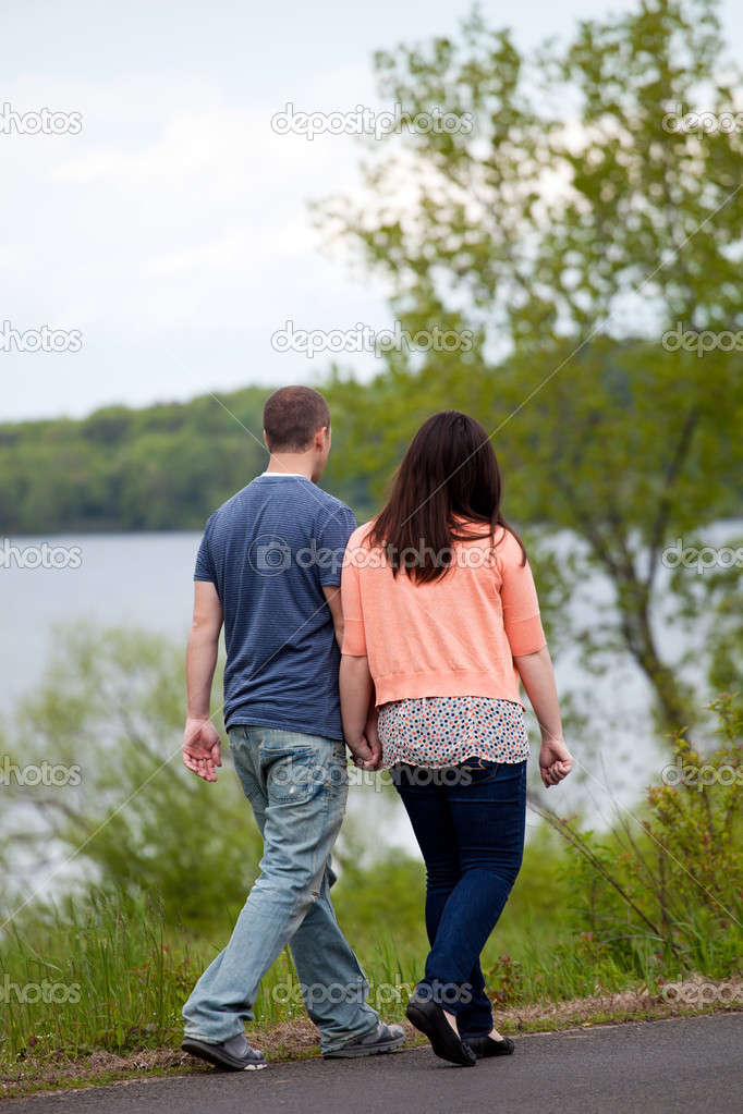 Couple Taking a Walk