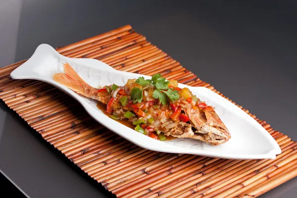 Thai Tamarind Red Snapper — Stock Photo, Image