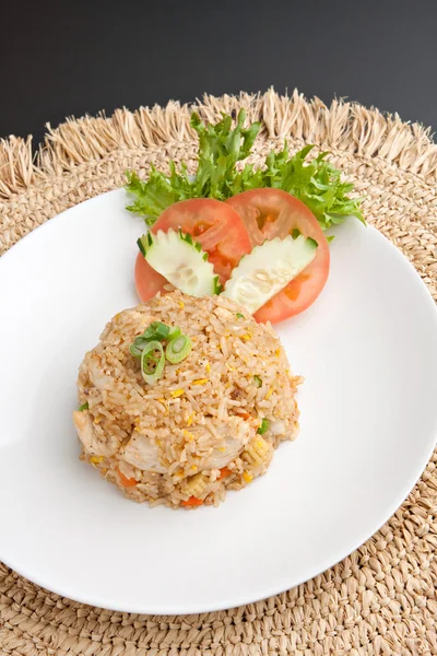 Thaikrabben gebratener Reis — Stockfoto