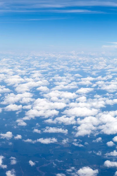 Beau Ciel Vue Aérienne — Photo