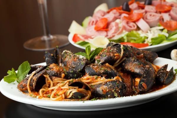 Zuppadi Mussels Dinner — Stock Photo, Image