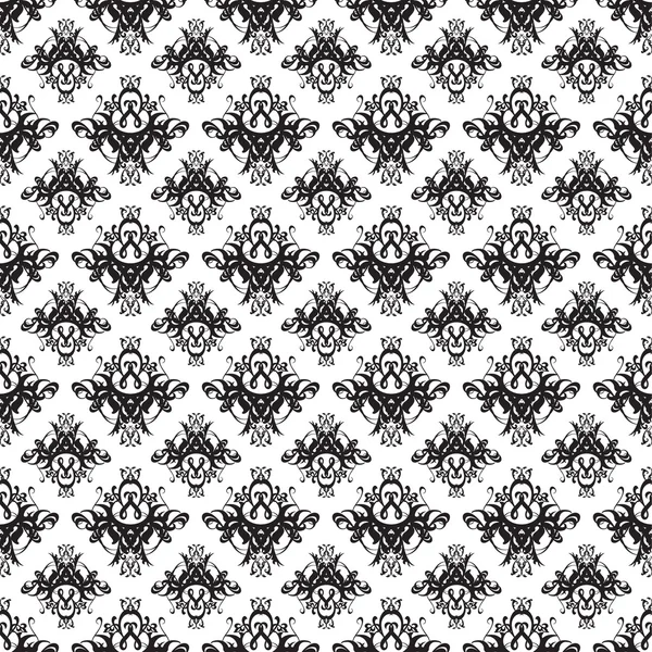 Damask Wallpaper Pattern — Stock Vector