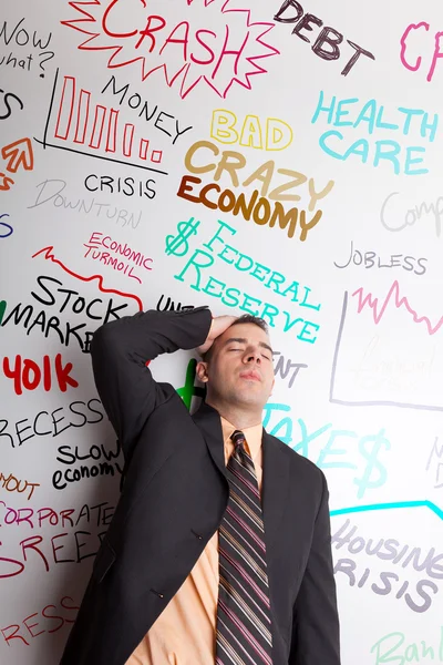 Homem de negócios stressado — Fotografia de Stock