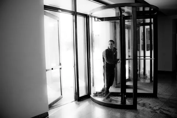 Revolving Door Entrance — Stock Photo, Image