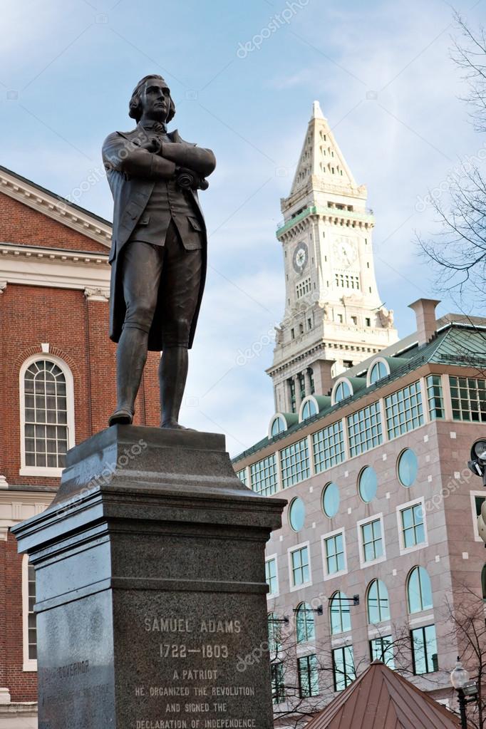 Samuel Adams Statue Boston — Stock Photo © ArenaCreative 33806649