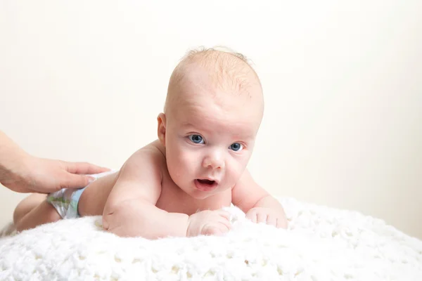 生まれたばかりの赤ちゃんの男の子 — ストック写真