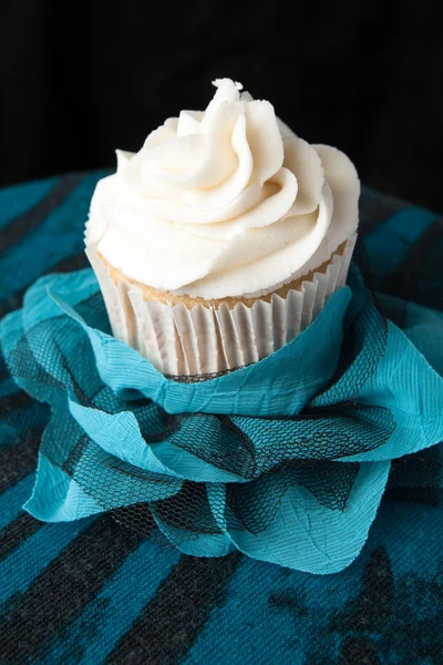 Fancy Vanilla Cupcake — Stock Photo, Image