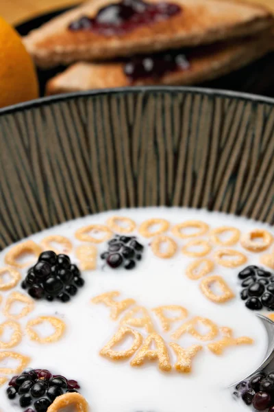 Buon giorno colazione cereali — Foto Stock