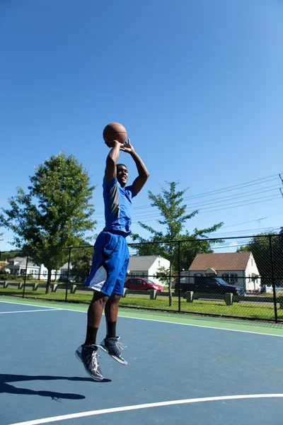 Basketbol çekim — Stok fotoğraf