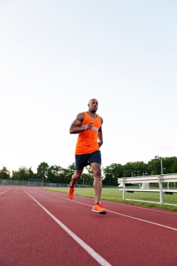 Running At the Track clipart
