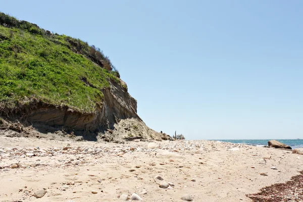 Block eiland strand rots — Stockfoto