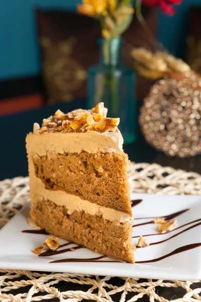 Gâteau aux amandes Toffee — Photo