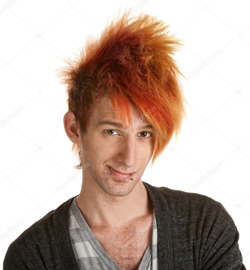 Smiling Teen With Mohawk