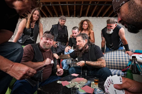 Agressif Biker Gang Gamblers — Photo