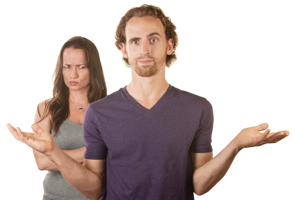 Skeptical Wife and Hopeless Woman — Stock Photo, Image