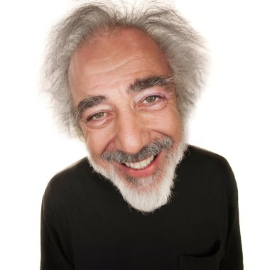 mutlu olgun adam