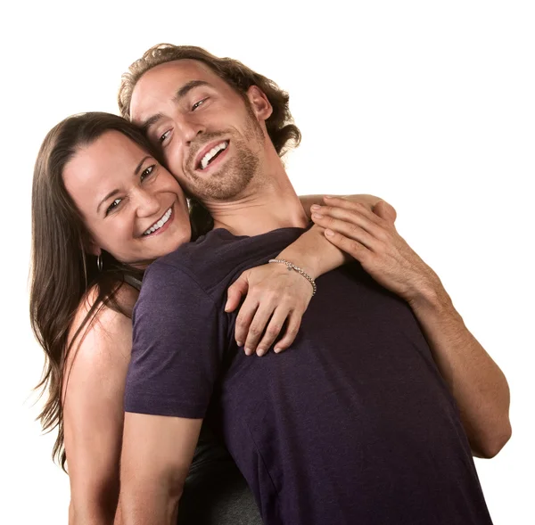 Cute Couple Hugging — Stock Photo, Image