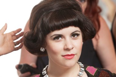 saç stilistleri kadınla