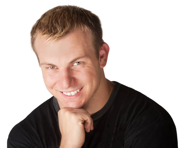 Smiling Athletic Young Man — Stock Photo, Image