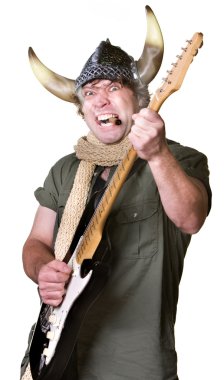 ağır metal gitarist