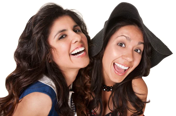 Laughing Sisters — Stock Photo, Image