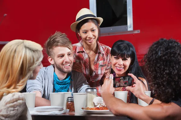 Momentopnamen op restaurant — Stockfoto