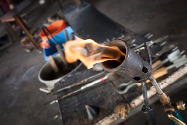 Cam Sanatı eldiveni ile soğutma