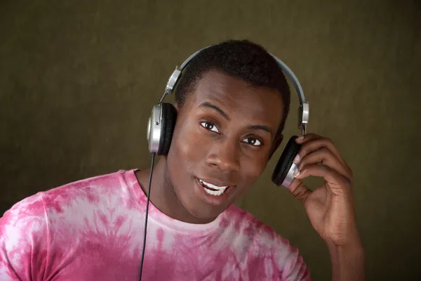 Young Man With Headphones — Stock Photo, Image