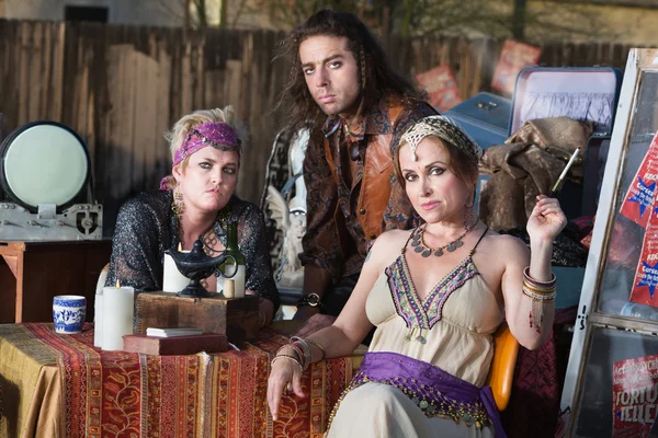 Fortune Tellers Sitting Outside — Stock Photo, Image