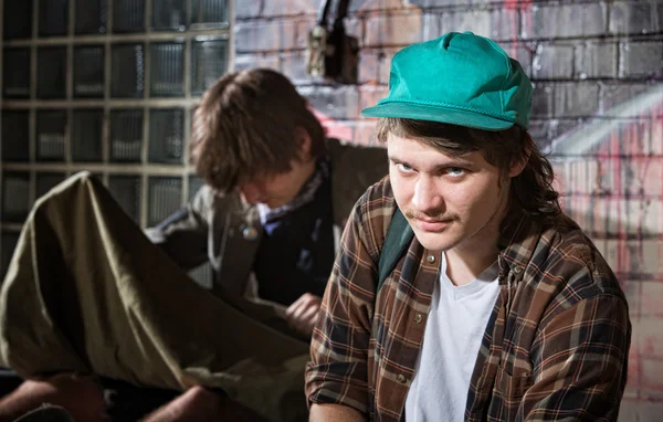 Frustrated Homeless Youth — Stock Photo, Image