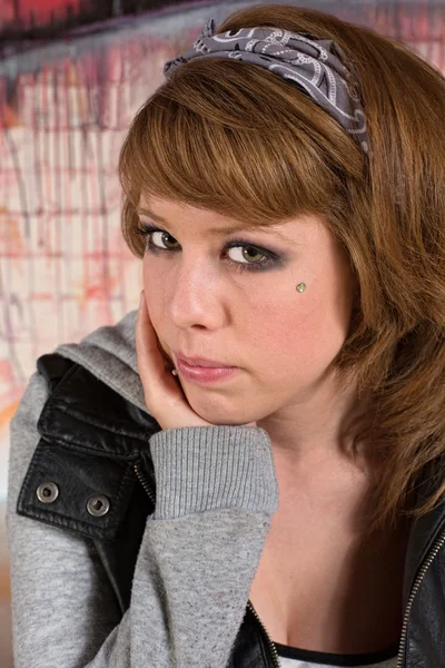 Skeptical Young Woman — Stock Photo, Image