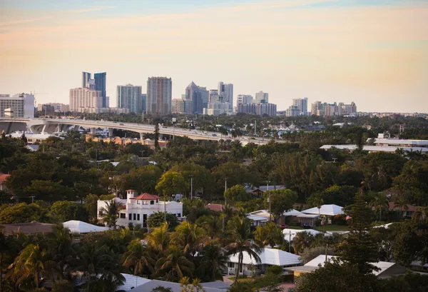 Fort Lauderdale Skyline — Stock Photo, Image