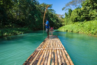 Bambu nehir turizm Jamaika