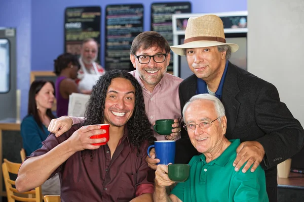 Grupo Diverso con Tazas de Café —  Fotos de Stock