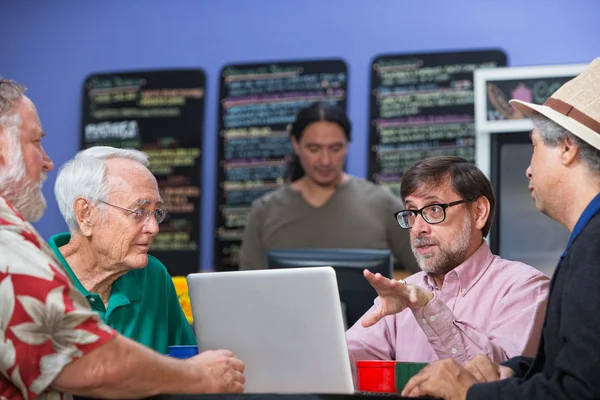 Group of Men in Conversation — Stock Photo, Image