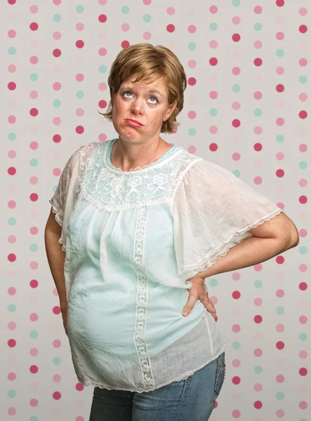 Frustrated Pregnant Woman — Stock Photo, Image