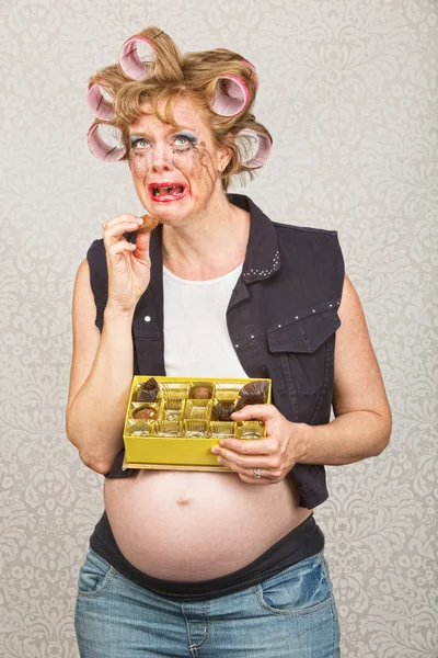 Depressief zwangere vrouw — Stockfoto
