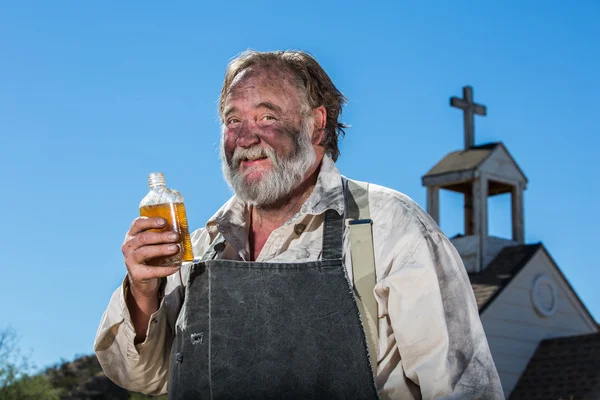 Bebidas do Velho Oeste Drunkard — Fotografia de Stock