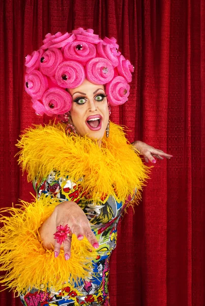 Feliz Drag Queen — Foto de Stock