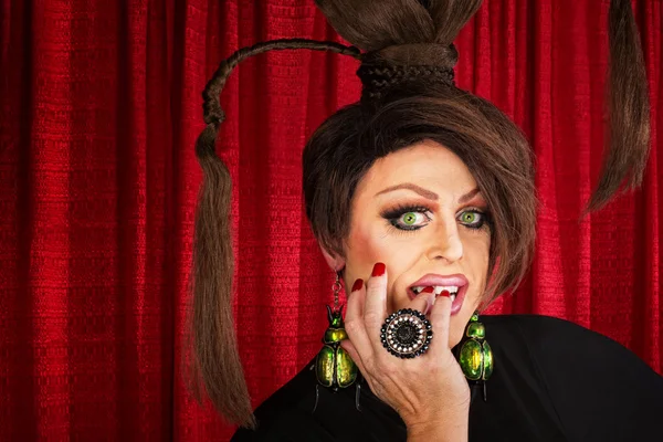 Drag queen stirrar — Stockfoto