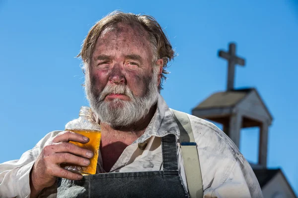 Bevande del vecchio West Drunkard — Foto Stock