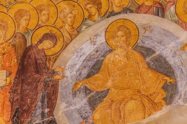 chora Kilisesi İsa ve Meryem'in duvar resmi