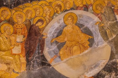 Chora kilise duvar detay