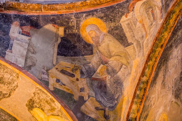 코 라 교회 벽화 세부 사항 — 스톡 사진