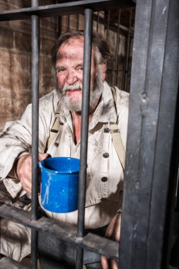 kızgın eski Batı mahkum