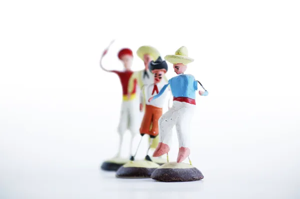 Figurines de jouets en argile mexicaine — Photo