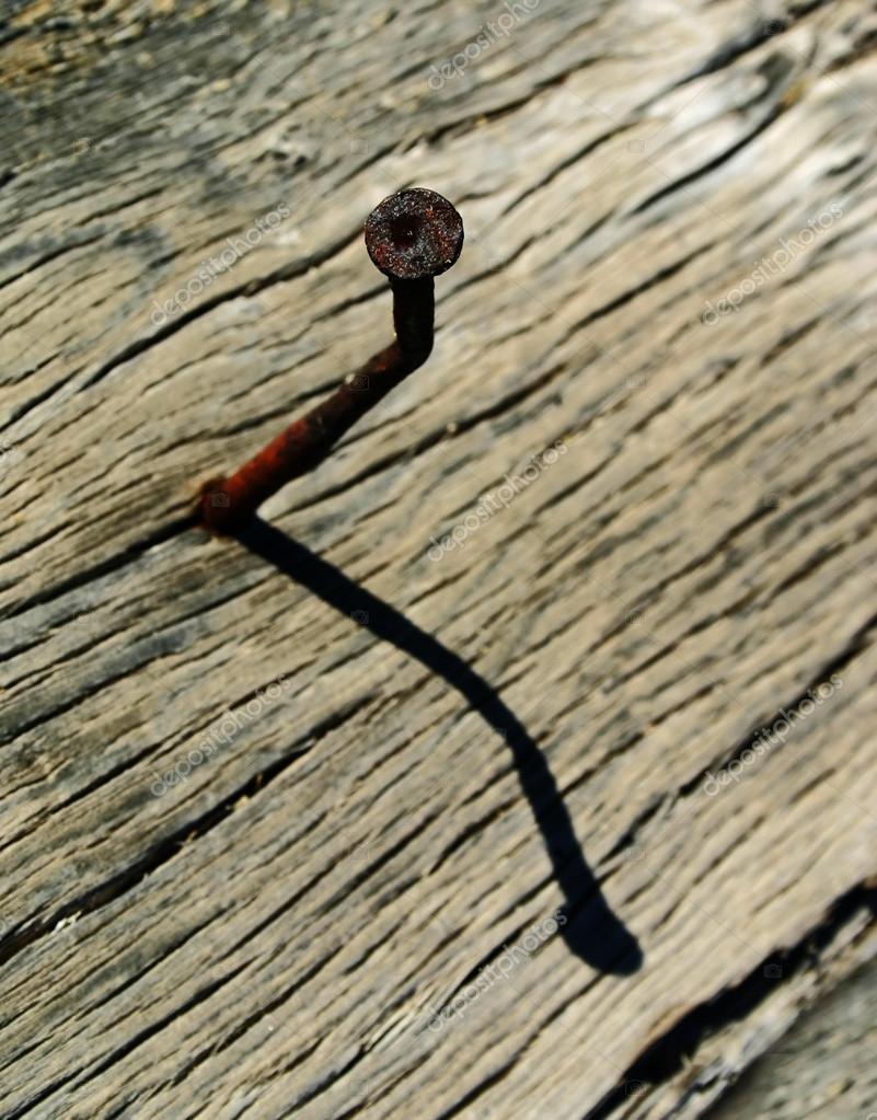 Rusty Nail Head Stock Photo by ©creatista 39439129