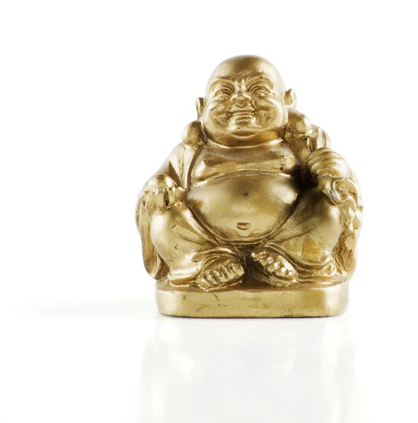 Umělé zlatý buddha — Stock fotografie