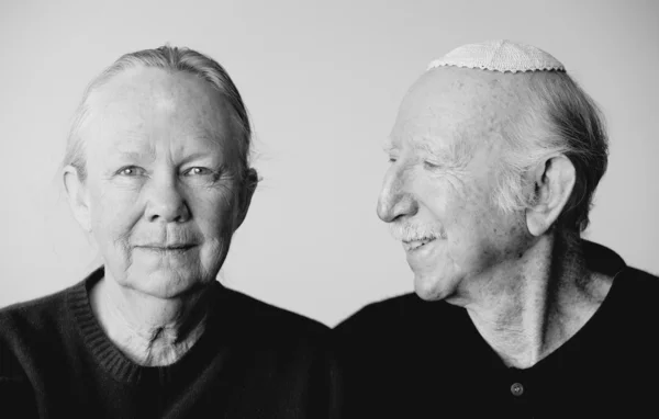 Idoso casal judeu — Fotografia de Stock